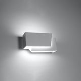 Wandleuchte Piegare – Moderne Led-Leuchte Mit Gebogenem Frontpanel-Leuchtezauber