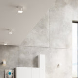 Deckenleuchte Pixar Weiß, Led-Fähig, Modernes Design, Ø30 Cm-Leuchtezauber