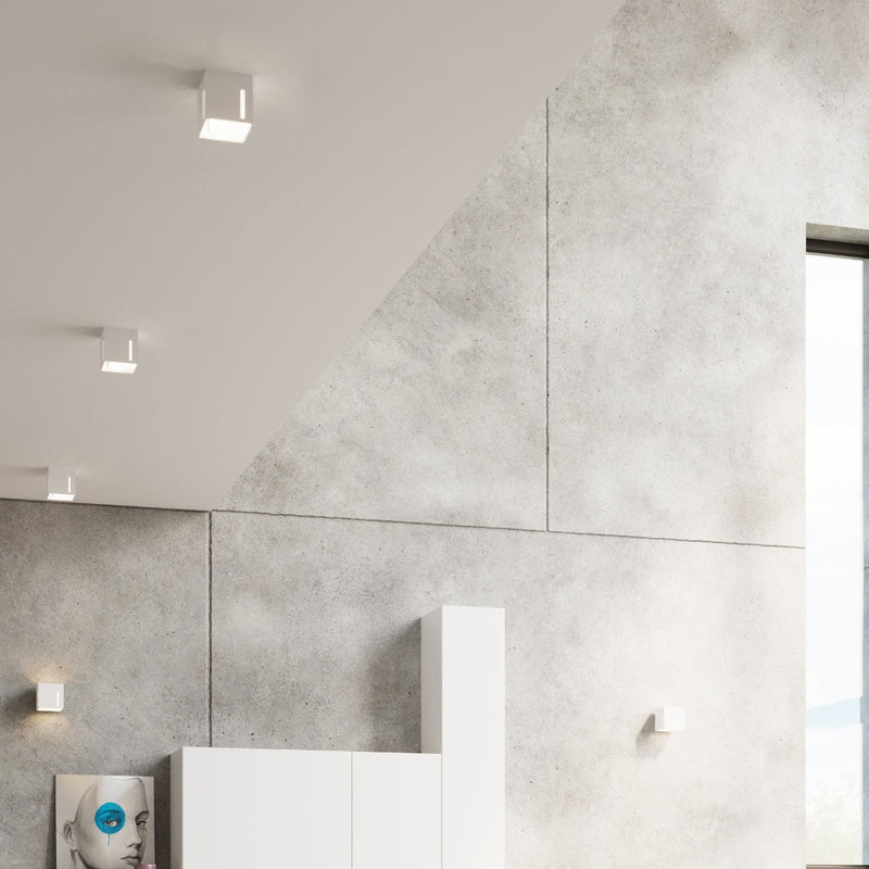 Deckenleuchte Pixar Weiß, Led-Fähig, Modernes Design, Ø30 Cm-Leuchtezauber