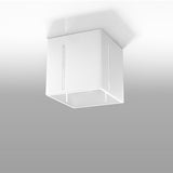 Deckenleuchte Pixar Weiß, Led-Fähig, Modernes Design, Ø30 Cm-Leuchtezauber