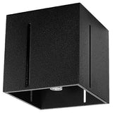 Deckenleuchte Pixar Schwarz, Modern, Led-Kompatibel, Ø30 Cm-Leuchtezauber