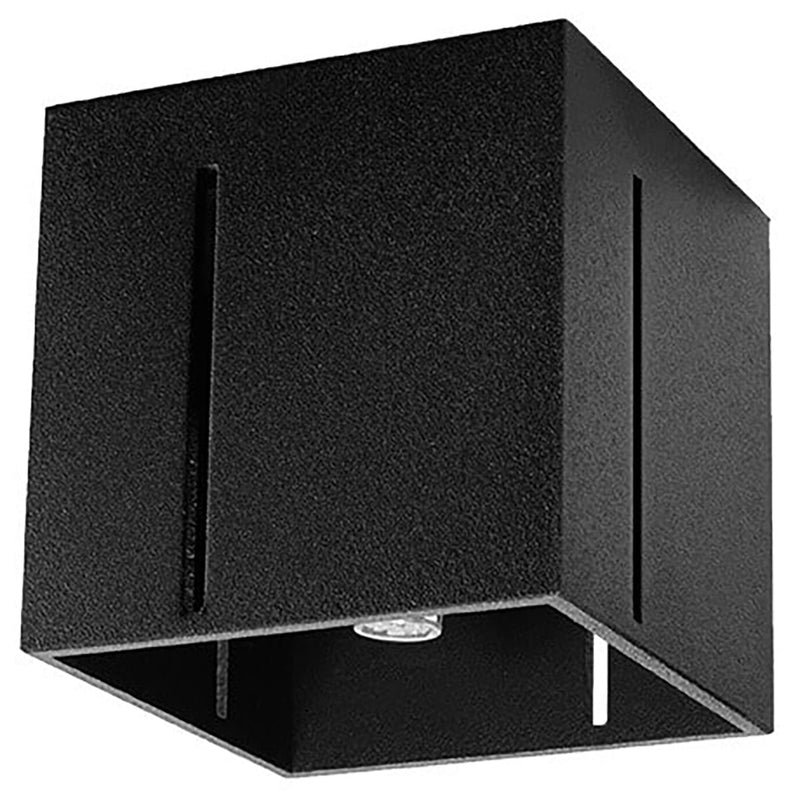 Deckenleuchte Pixar Schwarz, Modern, Led-Kompatibel, Ø30 Cm-Leuchtezauber