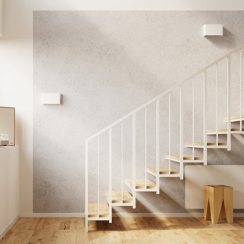 Wandleuchte Copertura – Elegante Wandlampe Mit Abdeckung, Weiß/Silber-Leuchtezauber