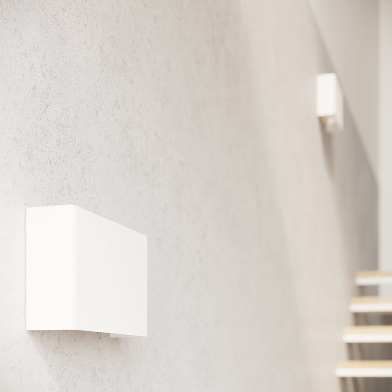 Wandleuchte Copertura – Elegante Wandlampe Mit Abdeckung, Weiß/Silber-Leuchtezauber