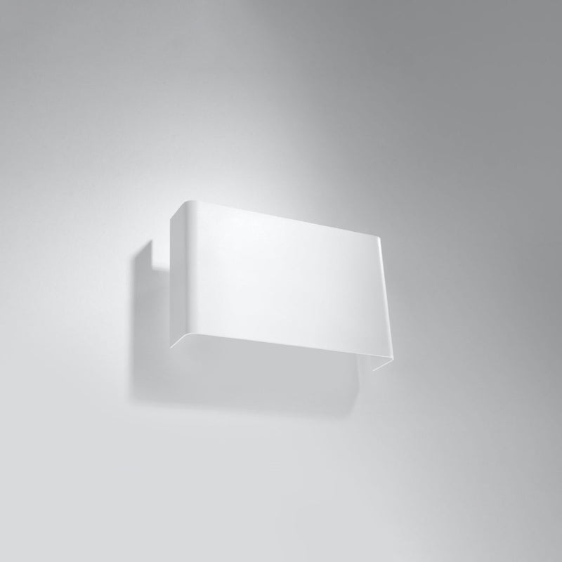 Wandleuchte Copertura – Elegante Wandlampe Mit Abdeckung, Weiß/Silber-Leuchtezauber