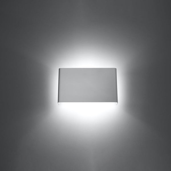 Wandleuchte Copertura – Elegante Wandlampe Mit Abdeckung, Weiß/Silber-Leuchtezauber