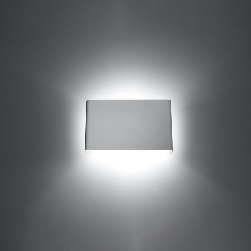 Wandleuchte Copertura – Elegante Wandlampe Mit Abdeckung, Weiß/Silber-Leuchtezauber