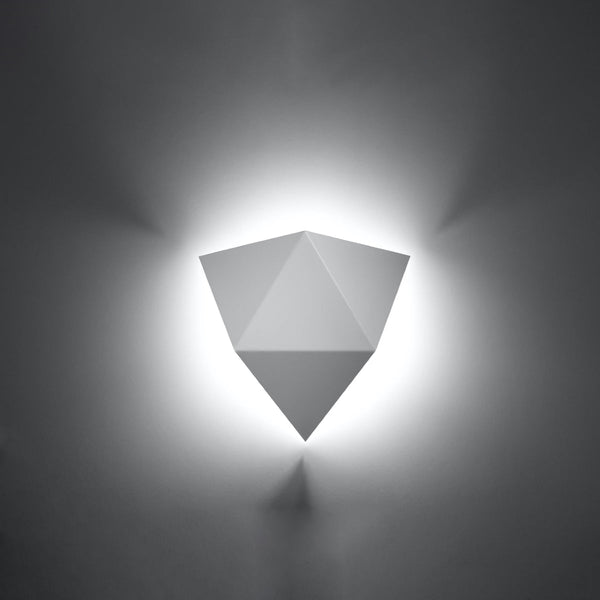 Wandleuchte Solido Weiß – Schlichte Led-Wandleuchte In Weiß, Eckig-Leuchtezauber