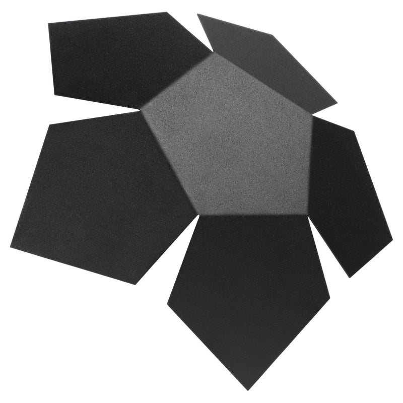 Wandleuchte Penta Schwarz – Moderne Wandlampe Mit 5 Spots In Schwarz-Leuchtezauber