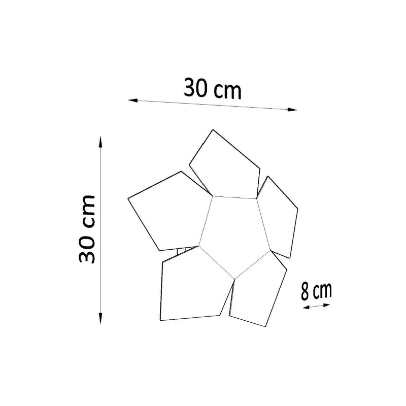 Wandleuchte Penta Schwarz – Moderne Wandlampe Mit 5 Spots In Schwarz-Leuchtezauber