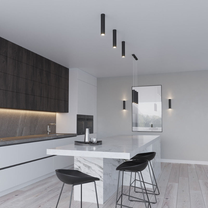 Deckenleuchte Lagos Ø30 Cm Schwarz, Led-Kompatibel, Modern-Leuchtezauber