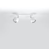 Deckenleuchte Oculare 2-Flammig Weiß, Gu10, Led-Kompatibel-Leuchtezauber