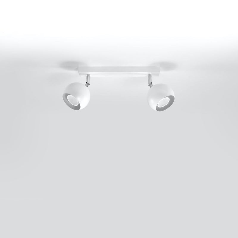 Deckenleuchte Oculare 2-Flammig Weiß, Gu10, Led-Kompatibel-Leuchtezauber