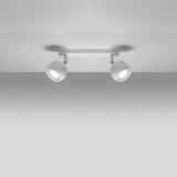 Deckenleuchte Oculare 2-Flammig Weiß, Gu10, Led-Kompatibel-Leuchtezauber