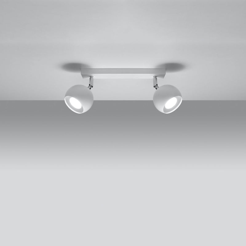 Deckenleuchte Oculare 2-Flammig Weiß, Gu10, Led-Kompatibel-Leuchtezauber