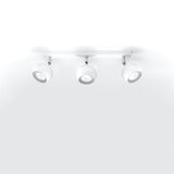 Deckenleuchte Oculare 3-Flammig Weiß, Gu10, Modernes Design-Leuchtezauber