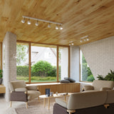 Moderne Deckenlampe Oculare 4-Flammig Weiß, Gu10-Leuchtezauber