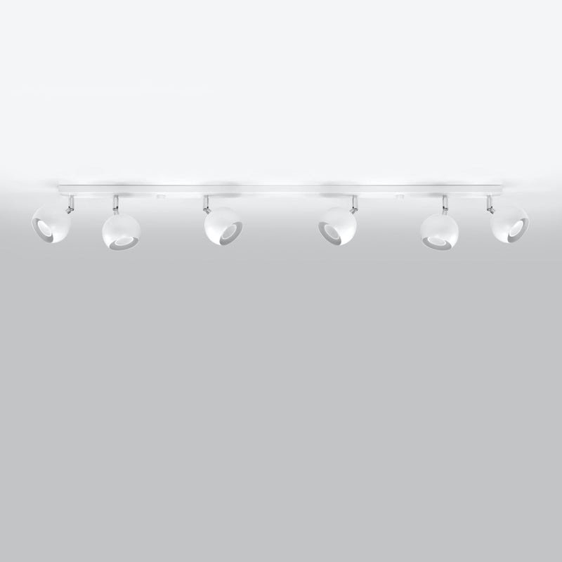 Led Deckenleuchte Oculare 6-Flammig Weiß, Modern-Leuchtezauber