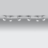 Led Deckenleuchte Oculare 6-Flammig Weiß, Modern-Leuchtezauber