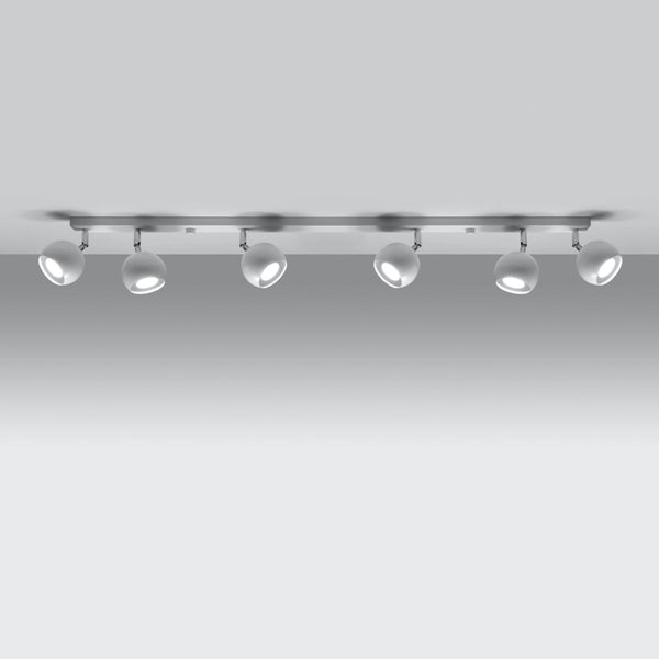 Led Deckenleuchte Oculare 6-Flammig Weiß, Modern-Leuchtezauber
