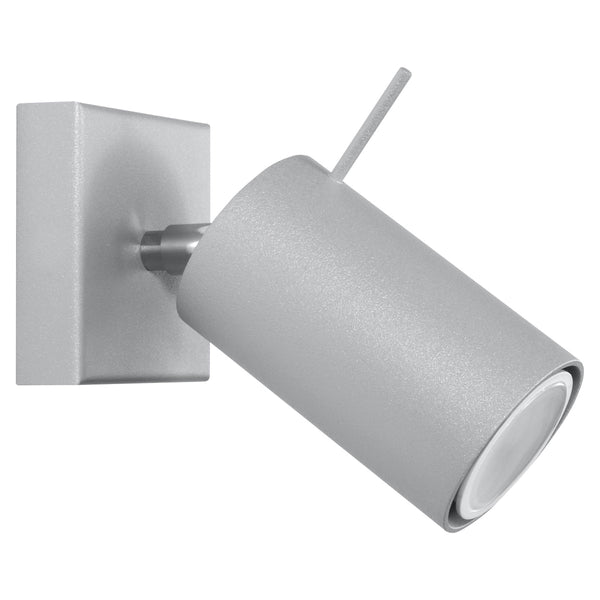 Wandleuchte Ring 1 Grau – Runde Led-Leuchte Mit Modernem Design-Leuchtezauber