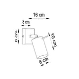 Wandleuchte Ring 1 Grau – Runde Led-Leuchte Mit Modernem Design-Leuchtezauber