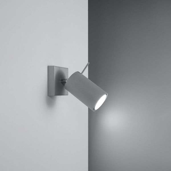 Wandleuchte Ring 1 Grau – Runde Led-Leuchte Mit Modernem Design-Leuchtezauber