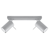 LED Deckenleuchte Ring 2 Grau Modern-Leuchtezauber