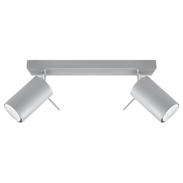 LED Deckenleuchte Ring 2 Grau Modern-Leuchtezauber