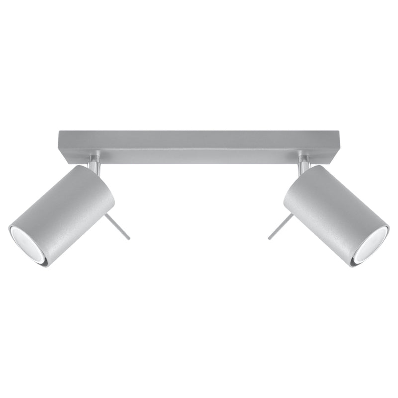 LED Deckenleuchte Ring 2 Grau Modern-Leuchtezauber