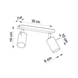 LED Deckenleuchte Ring 2 Grau Modern-Leuchtezauber