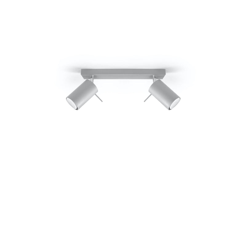 LED Deckenleuchte Ring 2 Grau Modern-Leuchtezauber