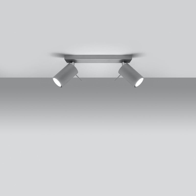LED Deckenleuchte Ring 2 Grau Modern-Leuchtezauber