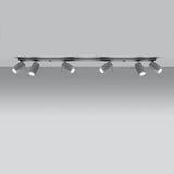 Moderne LED Deckenleuchte Ring 6L Grau-Leuchtezauber