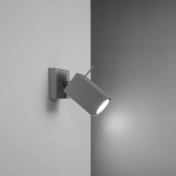Wandleuchte Merida 1 Grau – Kompakte Wandlampe Im Industrial-Look-Leuchtezauber