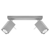 Led Deckenleuchte Merida 2 Grau Modern-Leuchtezauber