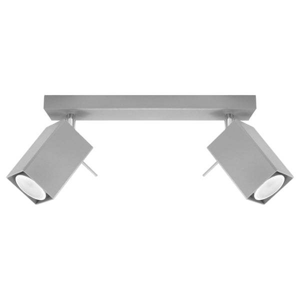Led Deckenleuchte Merida 2 Grau Modern-Leuchtezauber