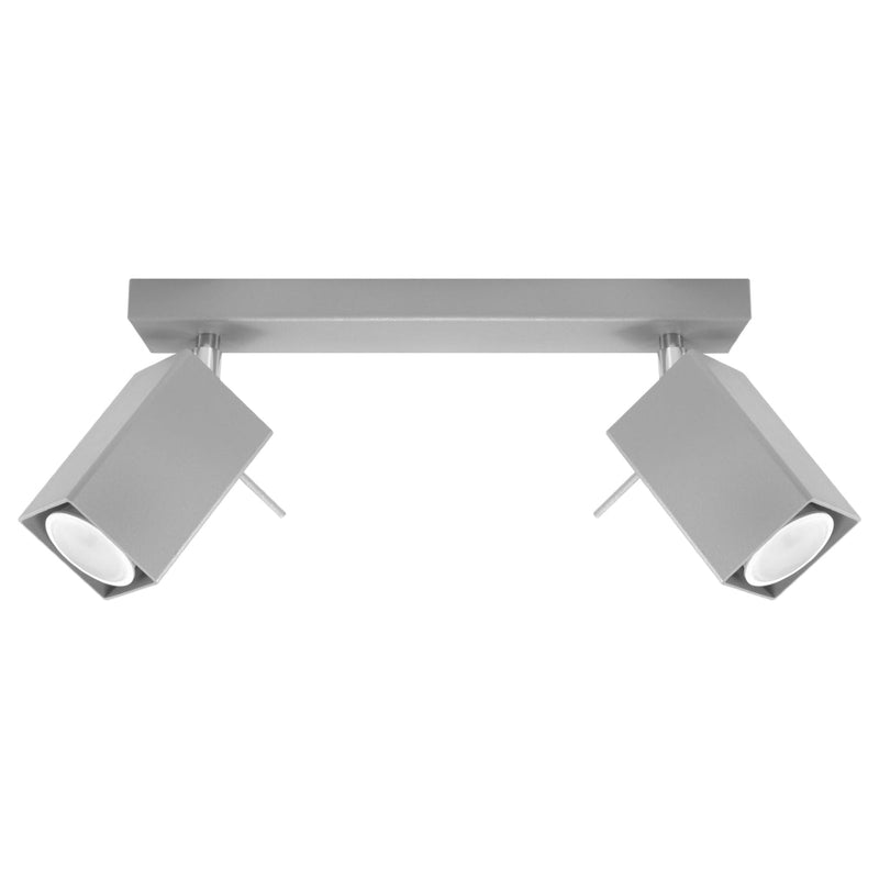 Led Deckenleuchte Merida 2 Grau Modern-Leuchtezauber