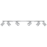 Led Deckenleuchte Merida 6L Grau Modern-Leuchtezauber