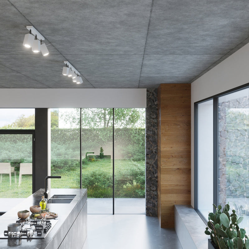 Led Deckenleuchte Merida 4L Weiß Modern-Leuchtezauber