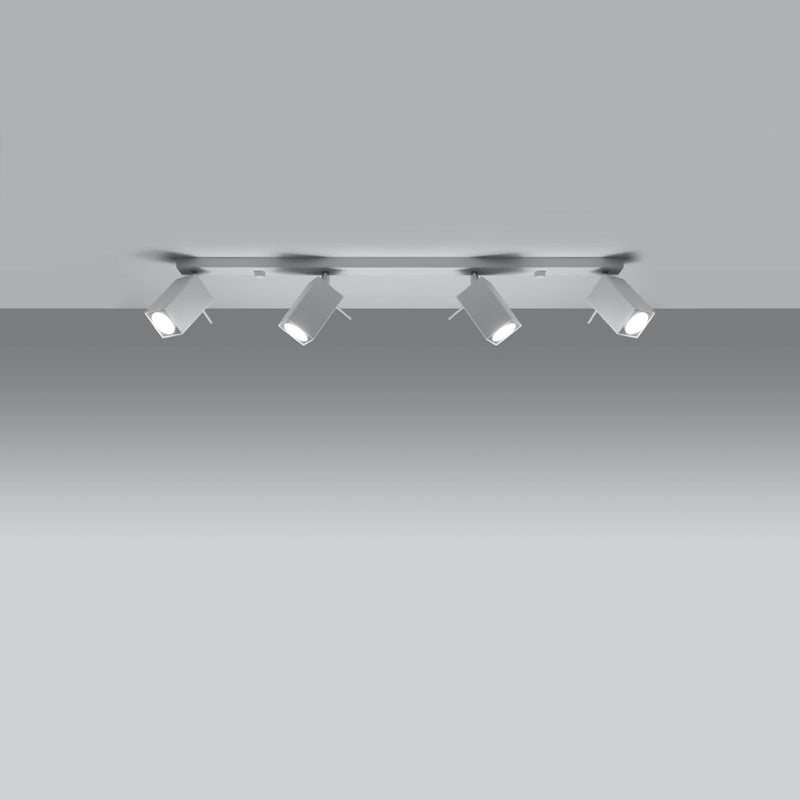 Led Deckenleuchte Merida 4L Weiß Modern-Leuchtezauber