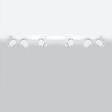 Led Deckenleuchte Merida 6L Weiß Modern-Leuchtezauber