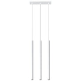 Hängeleuchte Pastelo 3-flammig Weiß – Moderne LED Hängelampe-Leuchtezauber