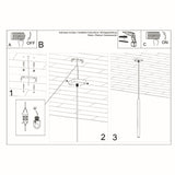 Hängeleuchte Pastelo 1-flammig Schwarz – Stilvolle LED Hängelampe-Leuchtezauber