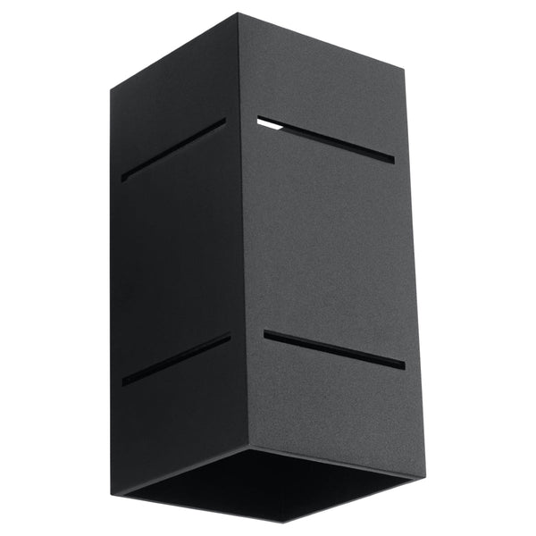 Wandleuchte Blocco Schwarz – Moderne Wandlampe Mit Strukturdesign-Leuchtezauber