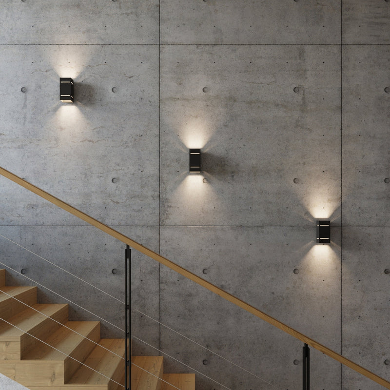Wandleuchte Blocco Schwarz – Moderne Wandlampe Mit Strukturdesign-Leuchtezauber