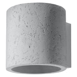 Wandleuchte Orbis Grau – Runde Betonleuchte Im Modern-Look-Leuchtezauber