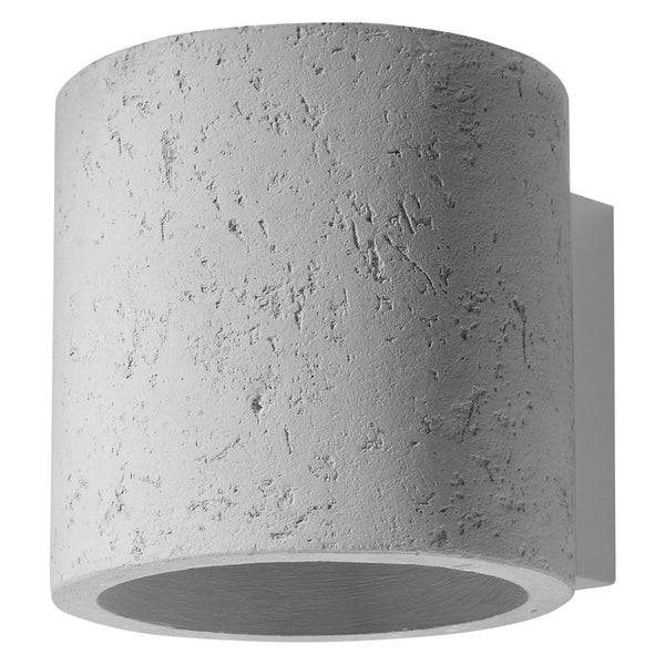 Wandleuchte Orbis Grau – Runde Betonleuchte Im Modern-Look-Leuchtezauber