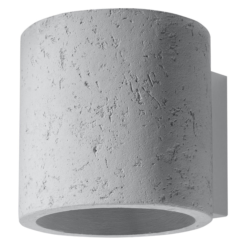 Wandleuchte Orbis Grau – Runde Betonleuchte Im Modern-Look-Leuchtezauber