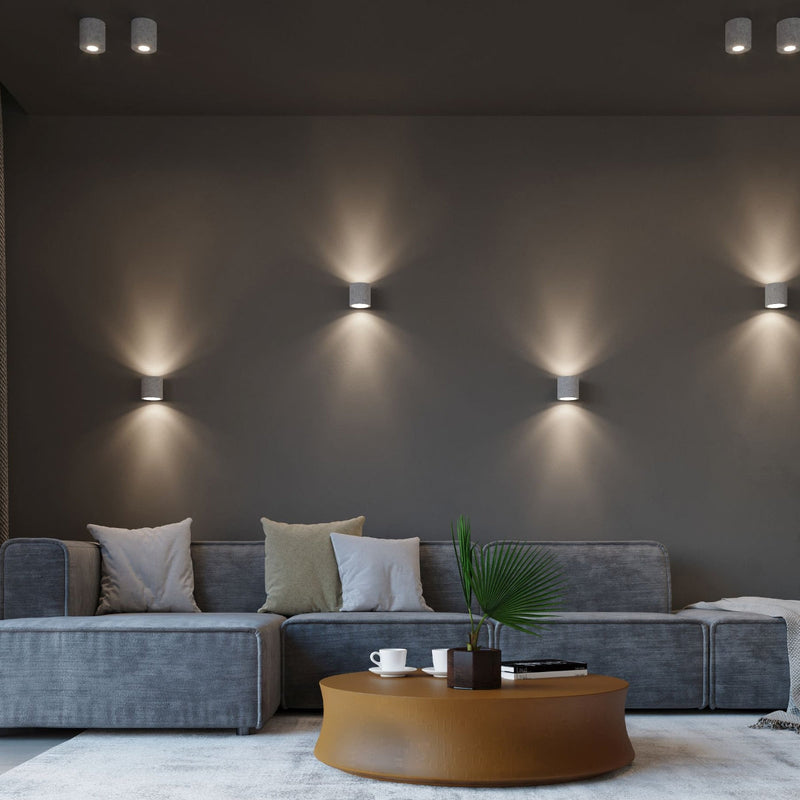 Wandleuchte Orbis Grau – Runde Betonleuchte Im Modern-Look-Leuchtezauber